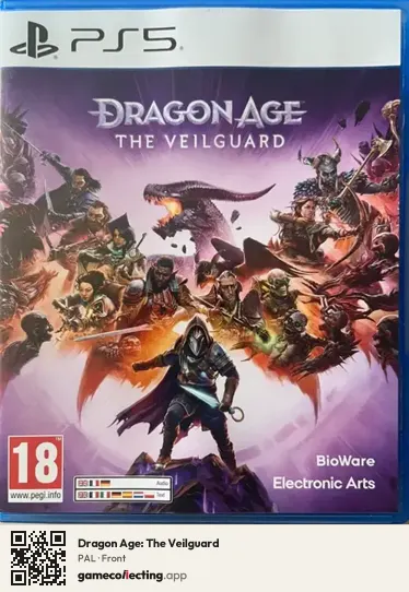 Dragon Age: The Veilguard PlayStation 5, PAL box front