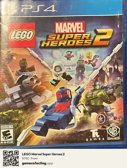 LEGO Marvel Super Heroes 2 PlayStation 4, NTSC box front