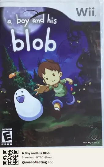 A Boy and His Blob Nintendo Wii, NTSC box front