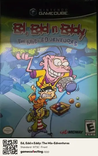 Ed, Edd n Eddy: The Mis-Edventures Nintendo GameCube, NTSC box front