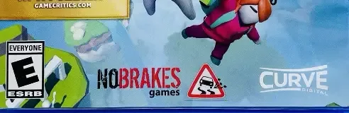 Human: Fall Flat, the ESRB box on its front