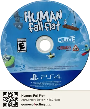 Human: Fall Flat PlayStation 4, NTSC disc