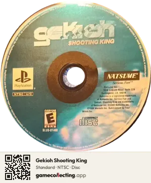 Gekioh Shooting King PlayStation, NTSC disc