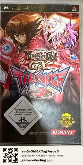 Yu-Gi-Oh! GX Tag Force 3 PlayStation Portable, Germany box front