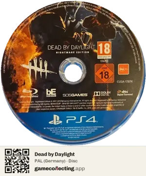 Dead by Daylight PlayStation 4, PAL disc
