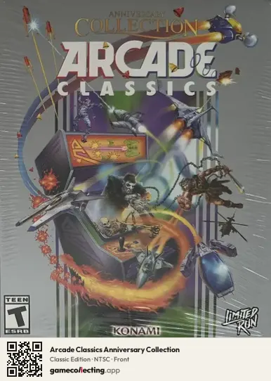 Arcade Classics Anniversary Collection PlayStation 4, NTSC box front