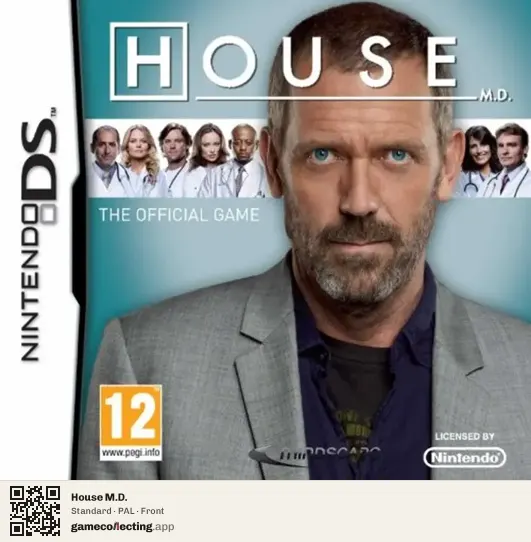 House M.D. Nintendo DS, PAL box front