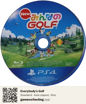 Everybody's Golf PlayStation 4, Asia disc