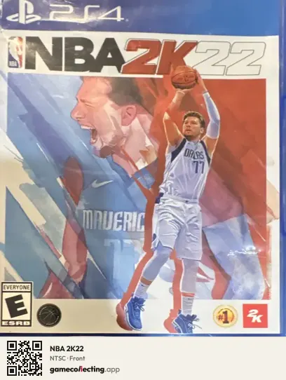 NBA 2K22 PlayStation 4, NTSC box front