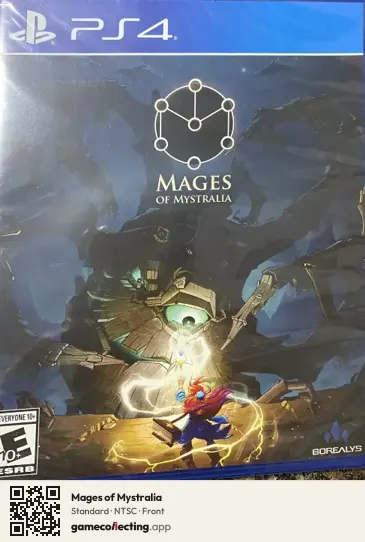 Mages of Mystralia PlayStation 4, NTSC box front