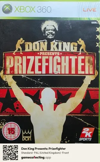 Don King Presents: Prizefighter Xbox 360, United Kingdom box front