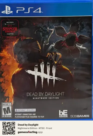 Dead by Daylight PlayStation 4, NTSC box front