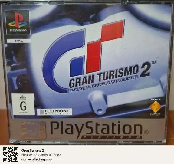 Gran Turismo 2 PlayStation, Australia box front