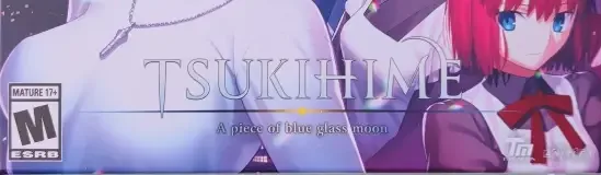Tsukihime: A Piece of Blue Glass Moon, the ESRB box on its front