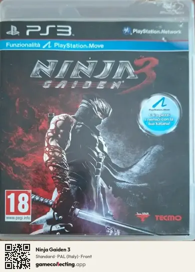 Ninja Gaiden 3 PlayStation 3, Italy box front