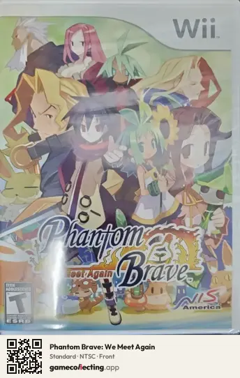 Phantom Brave: We Meet Again Nintendo Wii, NTSC box front