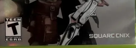 Final Fantasy XIII, the ESRB box on its front