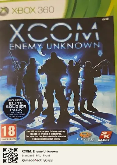 XCOM: Enemy Unknown Xbox 360, PAL box front