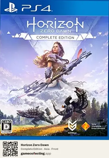 Horizon Zero Dawn PlayStation 4, Asia box front