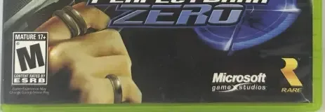 Perfect Dark Zero, the ESRB box on its front