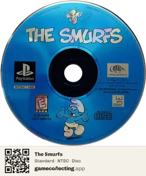 The Smurfs PlayStation, NTSC disc