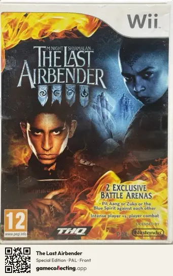 The Last Airbender Nintendo Wii, PAL box front