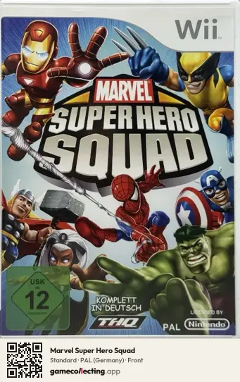 Marvel Super Hero Squad Nintendo Wii, Germany box front