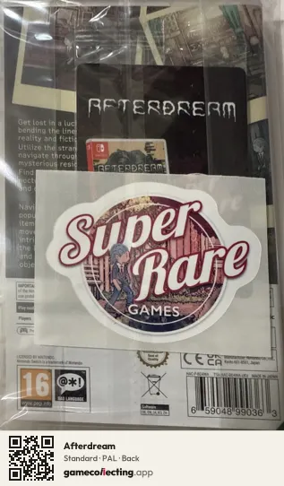 Afterdream Nintendo Switch, PAL box back