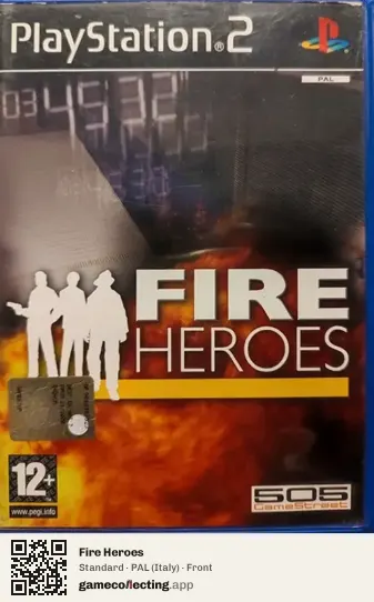 Fire Heroes PlayStation 2, Italy box front