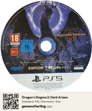 Dragon's Dogma 2: Dark Arisen PlayStation 5, PAL disc