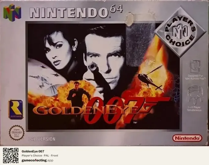 GoldenEye 007 Nintendo 64, PAL box front