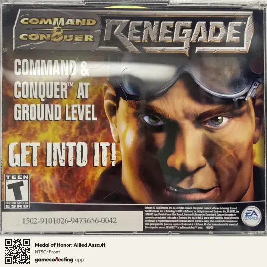 Medal of Honor: Allied Assault Computer, NTSC box front