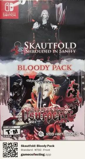 Skautfold: Bloody Pack Nintendo Switch, NTSC box front
