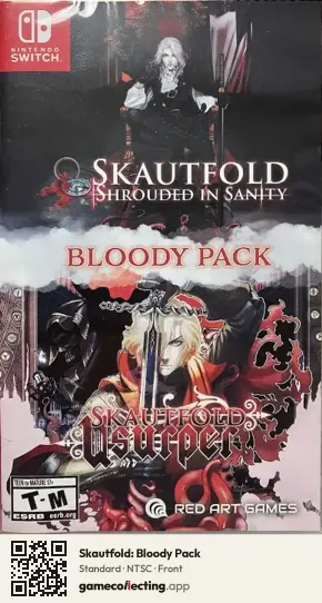 Skautfold: Bloody Pack Nintendo Switch, NTSC box front