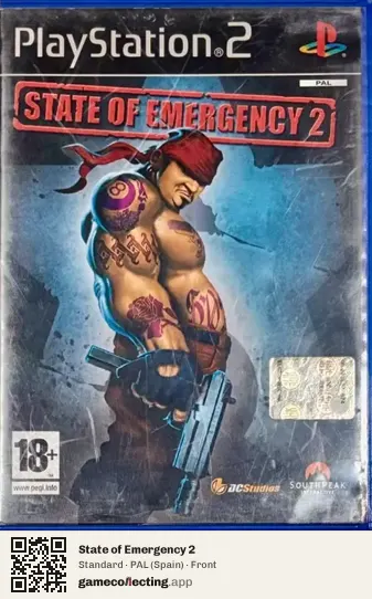 State of Emergency 2 PlayStation 2, Spain box front