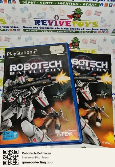 Robotech: Battlecry PlayStation 2, PAL box front
