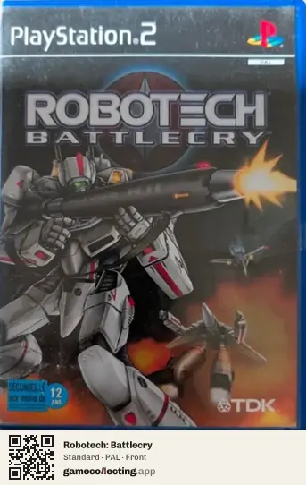 Robotech: Battlecry PlayStation 2, PAL box front