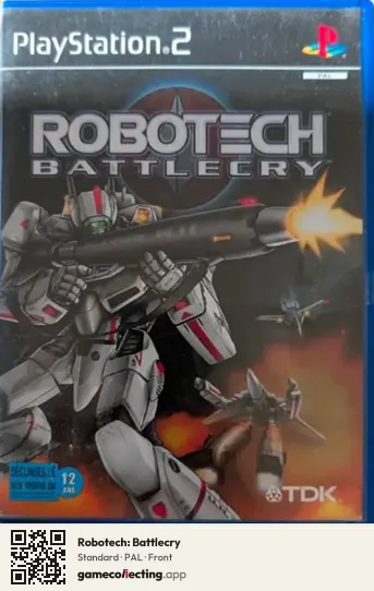 Robotech: Battlecry PlayStation 2, PAL box front