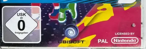 Just Dance 3, the USK square on its front