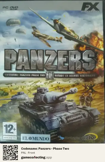 Codename: Panzers - Phase Two Computer, PAL box front