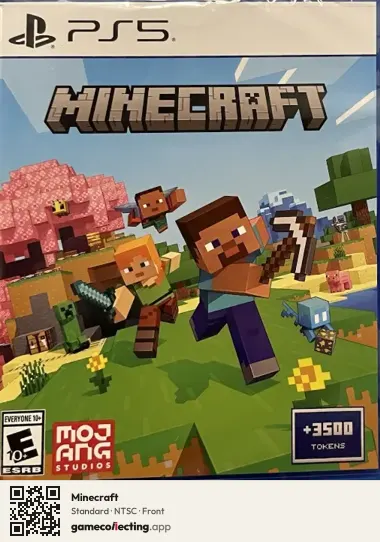 Minecraft PlayStation 5, NTSC box front