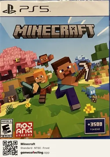 Minecraft PlayStation 5, NTSC box front