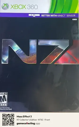 Mass Effect 3 Xbox 360, NTSC box front