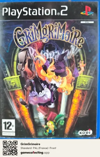 GrimGrimoire PlayStation 2, France box front