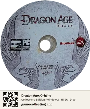 Dragon Age: Origins Computer, NTSC disc