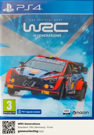 WRC Generations PlayStation 4, Germany box front