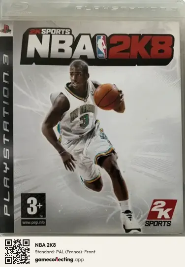 NBA 2K8 PlayStation 3, France box front