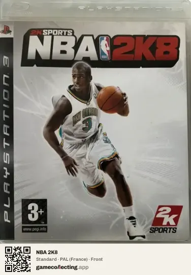 NBA 2K8 PlayStation 3, France box front