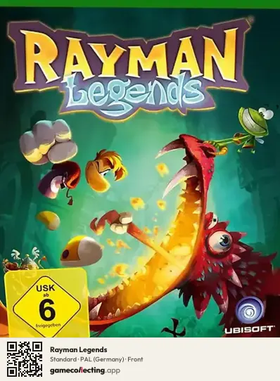Rayman Legends Xbox One, Germany box front