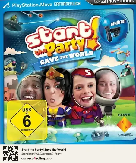 Start the Party! Save the World PlayStation 3, Germany box front